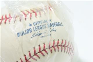 NOLAN RYAN SIGNED BASEBALL WITH COA-NOLAN RYAN FOUNDATION OFFICIAL MLB BASEBALL